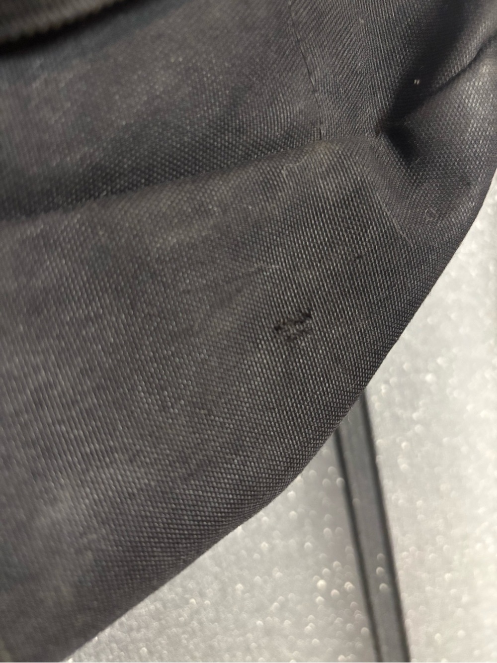 Jansport Black Backpack with Red Logo Patch - Picture 3 of 3